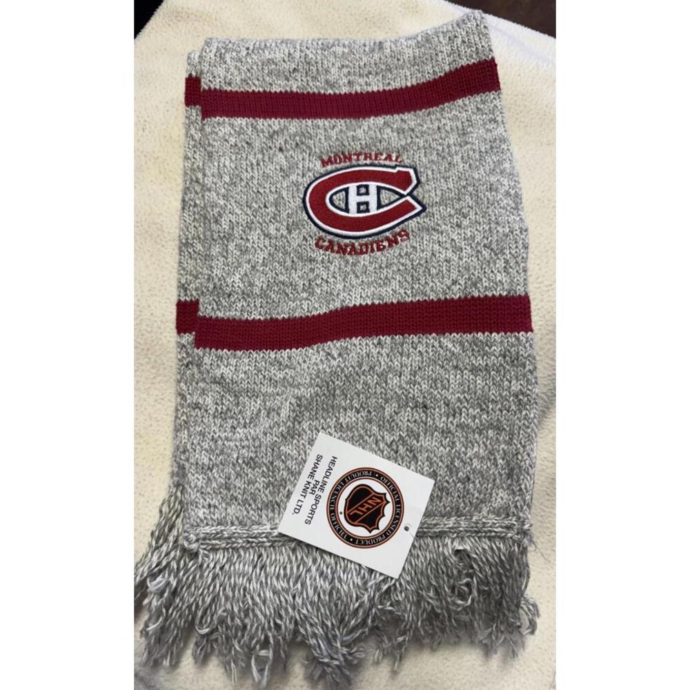 Montreal Canadiens 62" Scarf, Double Layered, New with Tags